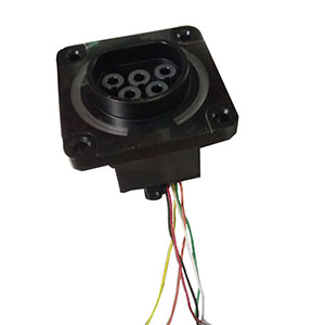 Air tightness detection case sharing of car charging gun control box