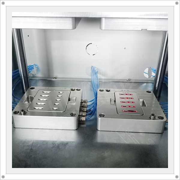 Volume fingerprint button silicone ring test mold