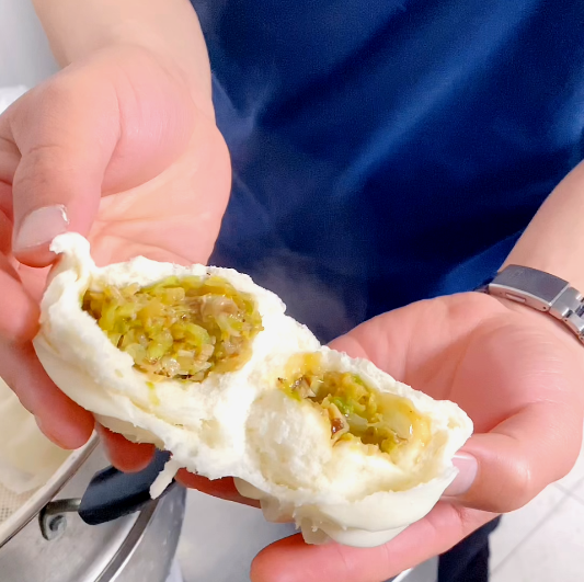 仿手工包子機(jī)怎么制作素餡包子